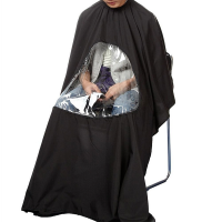 Professional Salon ผ้ากันเปื้อนกันน้ำ Cape Barber จัดแต่งทรงผมเครื่องมือ Salon Hairdresser Visible Apron ตัดผม Hairdressing Gown Cape-DFDAG STORE