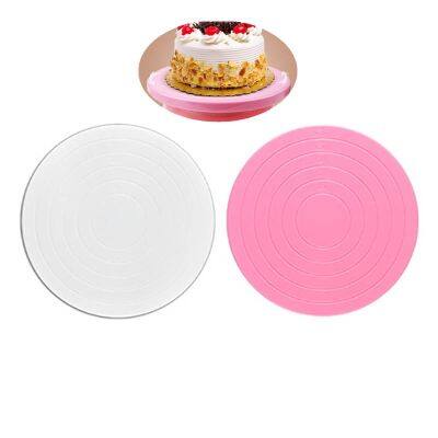 Accessories Baking Tools Tray Turntable Rotating Plastic Cookie Decoration