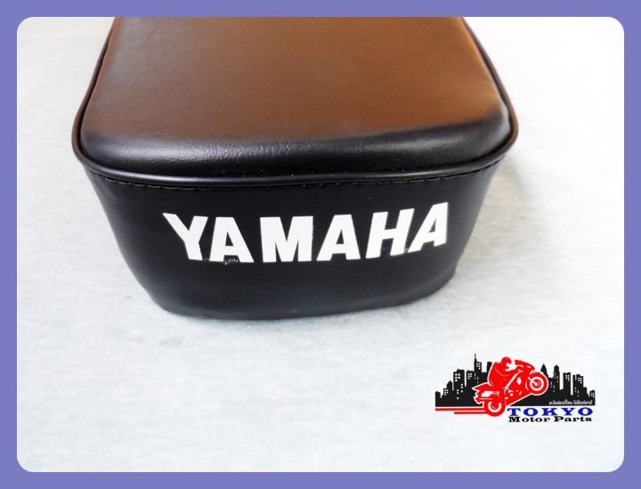 yamaha-yl2-black-complete-double-seat-เบาะ-เบาะรถมอเตอร์ไซค์-สีดำ-หนังพีวีซีผ้าเรียบ-สินค้าคุณภาพดี