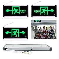 Plug-in Electric Style Multifunctional LED Security Exits Fire Emergency Evacuation Signs Direction Indicator