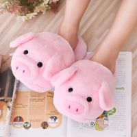 Winter Women Warm Indoor Slippers Ladies Fashion Cute Pink Pig Shoes Womens Soft Short Furry Plush Home Floor Slipper SH467