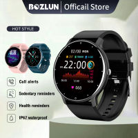 BOZLUN Smart Watch 1.28 นิ้วรอบหน้าจอ IP67 กันน้ำนาฬิกาพยากรณ์อากาศฟิตเนสติดตาม ZL02 สมาร์ทนาฬิกาสำหรับผู้ชายและผู้หญิง Smartwatch