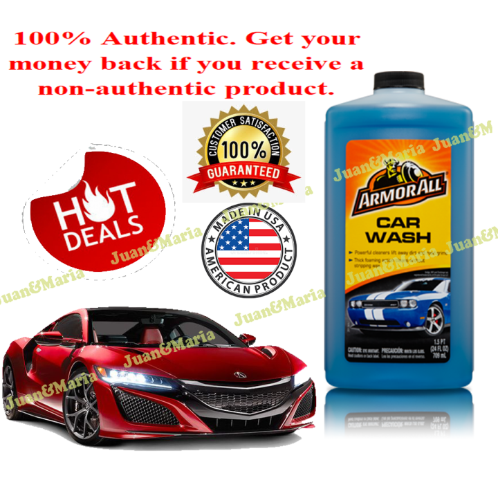 Armor All Car Wash 709 ml best Carwash Made USA Soap specifically