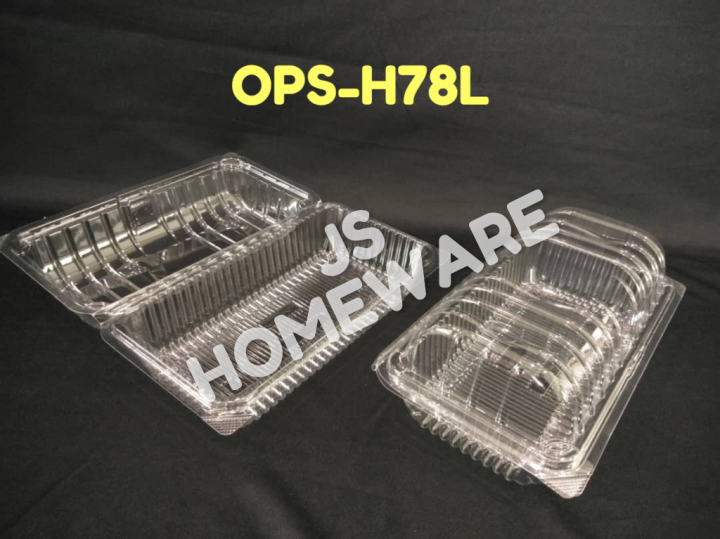 Kuih Container OPSH78L / Disposable Plastic Clear Bakery Container