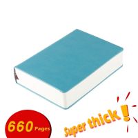 Super thick Notebook leather soft 330 sheets page Sketchbook Business diary journal School notebook