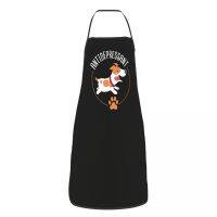 Funny Jack Russell Terrier Dog Bib Aprons Women Men Unisex Kitchen Chef Tablier Cuisine for Cooking Baking Gardening