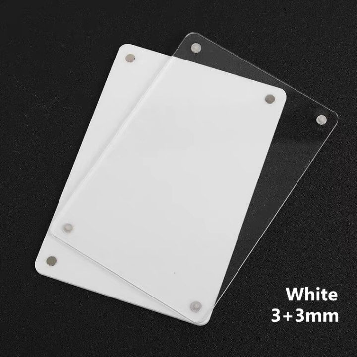 magnetic-clear-price-label-tag-sign-holder-stands-poster-racks-plastic-mini-label-frame-acrylic-card-display-holder-artificial-flowers-plants
