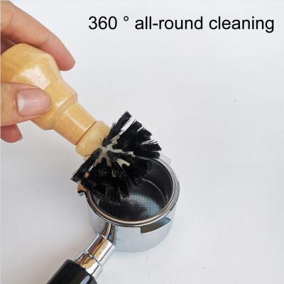 Safe Practical Professional Machine Cleaning Brush Portable Coffee Machine Brush Sturdy for Kitchen