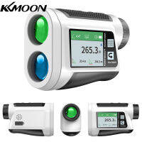 KKmoon เรนจ์ไฟน์เดอร์พร้อมหน้าจอสัมผัส LCD กำลังขยาย6X 600ม./800ม. USB เครื่องวัดเมตรอุปกรณ์หาพิกัดแบบชาร์จไฟได้พร้อมลำโพงฟังก์ชั่นล็อคธงการสั่นสะเทือน