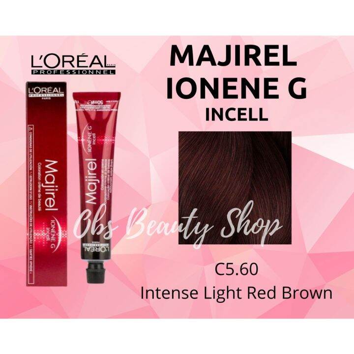 AUTHENTIC Loreal Majirel Hair Color 50ml (5.0 5.1 5.15 5 5.3 5.35 5.5 5