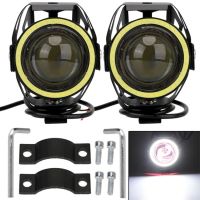 Motorcycle accessories Motorcycle LED lights Laser Cannon Lamp External LED Headlamp For KAWASAKI Zx6r Z400 Ninja 400 zx6r 2008