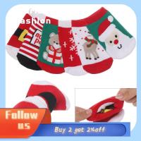 ALDRICH FASHION 1 Pair Floor Snowflake Warm Striped Terry Christmas Socks Baby Girls Autumn Winter Cotton