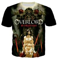 2023 Hot Sale Anime Overlord T Shirt Men/women 3D Printed T-shirt Summer Fashion Casual Harajuku Style Tshirt Streetwear Tops