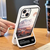 Couple Style TPU with Stand Case Compatible for IPhone 11 12 13 14 Pro Max X XR XS MAX 8 7 14 Plus 6 6S SE 2020 Phone Case Full Protection Creative Anti-fall Phone Cover