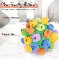 Dog Sniffing Ball Toy, Slow Feeding Rubber Ball To Improve Inligence Leak Feeder Puppy Training Games ของเล่นสุนัข