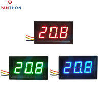 PANTHON เครื่องวัดแรงดันไฟแสดงผลแบบดิจิตอล LED,เครื่องวัดแรงดันสายไฟสามสายตัววัดค่าแรงเคลื่อนไฟฟ้า DC0-600V แผงทดสอบ