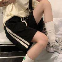 美式阔腿五分裤夏季新款宽松显瘦百搭休闲直筒中裤ins潮流短裤女