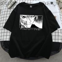 ขาย! ! !เสื้อยืดแขนสั้น พิมพ์ลายกราฟฟิคอนิเมะมังงะ Bleach Grimmjow Jaegerjaques สําหรับผู้ชาย และผู้หญิง