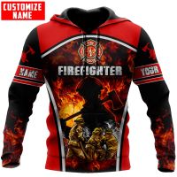 New Mens Hooded Sports Jacket, Casual Jacket, Both Male And Female, 3d Printed Rescue Brave Firefighters Sportswear, Both Men And Women Can Wear Tdd03 popular