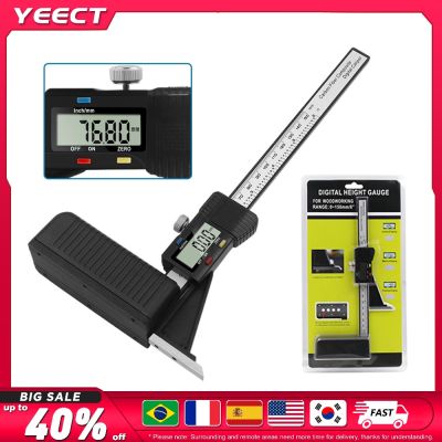 Wood Table Marking Ruler 0-150mm Digital Height Gauge Electronic Digital Height Gauge Vernier Caliper Ruler Levels