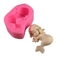 【hot】❦  3d Mold Sleeping Silicone Molds Chocolate Hard Dessert Candle