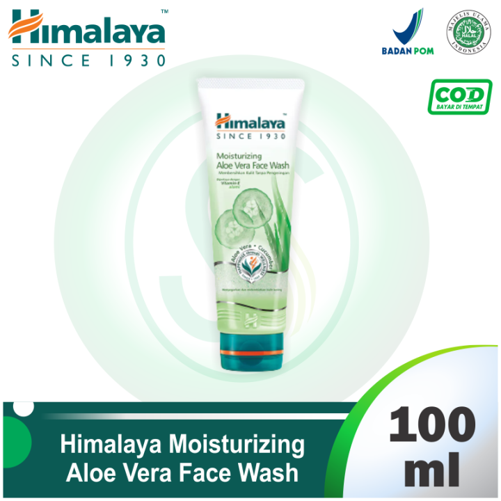 Himalaya Moisturizing Aloe Vera Face Wash 100 ml Lazada Indonesia