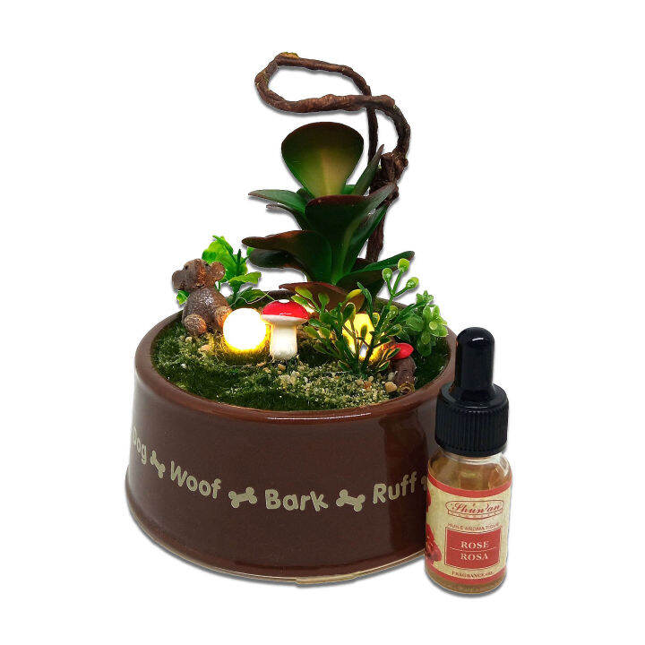 Decorandmore Life Home My Mini Garden Pot Aroma Diffuser Lamp for Home