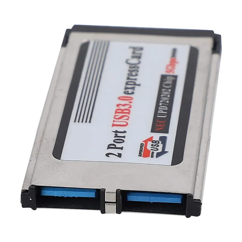 High-Speed Dual 2 Port USB  Express Card 34mm Slot Express Card PCMCIA  Converter Adapter for Laptop Notebook 