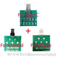 【hot】☸♚❁ 3pcs/lot USB Test Board Charging Dock Tester for iPhone Andorid Type-C repair