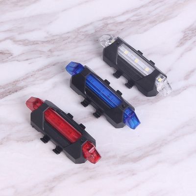 【CW】 Hot Selling USB Rechargeable Tail Safety Cycling Warning Rear Lamp fast Shipping