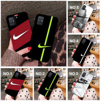 Casing หรับ iPhone 14 13 11 Pro Max 11 Mini 8+ 8 Plus NS39 Nike Pattern Phone เคสโทรศัพท์ อ่อนนุ่ม TPU Shockproof Black ปก