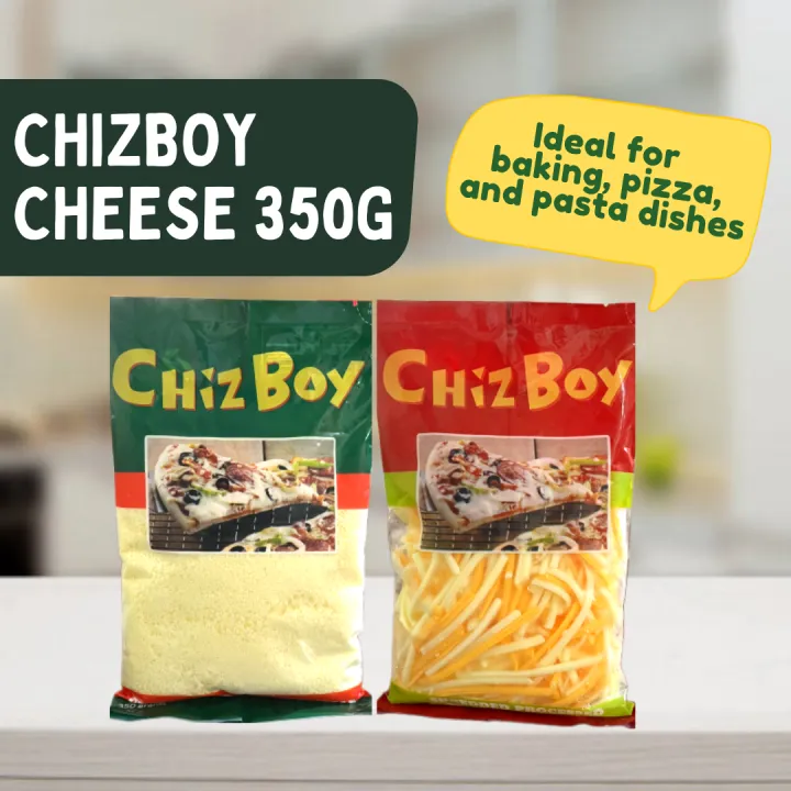 CHIZBOY Cheese Grated Parmesan/Shredded Mozzarella/Cheddar Cheese 350g