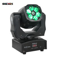 SHEHDS 6X15W ไฟบีม ไฟลำแสง ไฟเวที ไฟปาร์ตี้ ไฟสร้างบรรยากาศ ไฟ LED 6 Bee Eye Beam+Laser  RGBW Light ไฟเลเซอร์ ไฟเลเซอร์บีอาย 6 ดวง