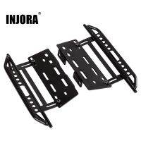 ชิ้นส่วนอัพเกรด Injora Rock Slider Metal Pedal สำหรับ 1:10 RC Crawler Axle SCX10 II 90046