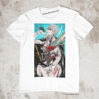 ราคาถูกเสื้อยืดสีขาว Anime Shirt Chainsaw Man - Denji Makima Ver1.1 Anime Shirtเสื้อยืด เสื้อยืดสีพื้น_24S-5XL