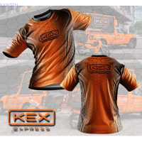 KEX 2023！New！Express mengecetak kapas T-shirt dengan lengan pendek, fashion musim panas laki-laki dan perempuan High quality products （Freeprinting of names）