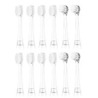 ▣ 12PCS For Seago Children Sonic Electric Toothbrush Battery Power Waterproof IPX7 Replaceable Dupont Brush Head