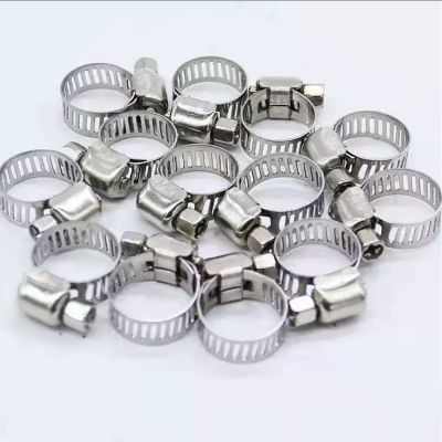 ✎▥♙ 10pcs 8mm-44mm 304 Stainless Steel Mini Fuel Line Pipe Hose Clamp Clip for Air Hose Water Pipe Fuel Hose Silicone