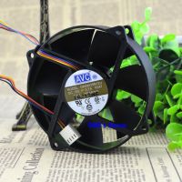 New CPU Cooler Fan For DA09025B12U P047 P002 DC 12V 0.7A 9CM 90x90x25MM Round Frame Supports Double Ball Bearing PWM 4 Pins