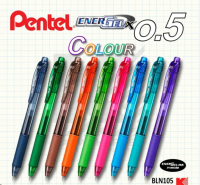 ปากกา Pentel Energel-X รุ่น BLN105 ขนาด 0.5 มม. สีหมึกตามสีด้าม ( 1 ด้าม )