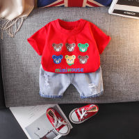 Kids Baby Boys Cotton Clothing Sets Toddler Infant Boy Tee Shirts + Shorts Children Wears T-shirt + Pants Outfits Suits 1 2 3 4 Years