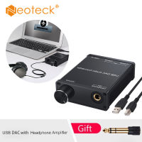 Neoteck USB การ์ดเสียงเสียงเครื่องขยายเสียงหูฟังดิจิตอล USB DAC พร้อมเครื่องขยายเสียงหูฟังสำหรับ PS4,PS3,Xbox 360