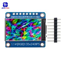 【♘COD Free Cas♘】 mxizg Diymore 1.14อินเตอร์เฟสการ์ด SD 240X135 Rgb Lcd Tft โมดูลแสดงผล St7789จอแสดงผล Hd Ips สำหรับ Arduino C51 Stm32 3.3V พร้อมขา