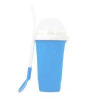 Summer Net Red Silicone Pinch Cup Smoothie Cup Douyin One Pinch Into Ice Cup Rapid Cooling Cup