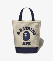 High Version Japanese Magazine Appendix Bape Canvas Bag Shopping Bag Unisex Summer Style Street Horizontal Vertical Style Optional