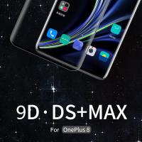 Original NILLKIN for OnePlus 8 Glass 9D DS+ MAX Curved Full Curved Tempered Glass for OnePlus 8 Pro Screen Protector