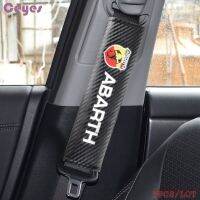 [Automobile accessories] Ceyes ปลอกเข็มขัดนิรภัยรถแต่งรถยนต์ตราสัญลักษณ์สำหรับรถยนต์500 Abarth Fiat Punto Stilo Ducato Palio Accessories แต่งรถ