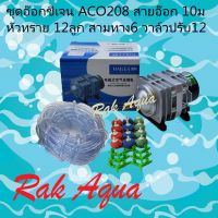 ( สุดคุ้ม+++ ) ปั้มอ๊อกซิเจนHAILEA ACO-208 ปั้มลมลูกสูบพร้อมสายอ๊อก 10 เมตร รวมหัวทราย 12 ลูก(คละสี) สามทาง 6 ตัว วาล์วปรับแรงลม 12 ตัว ราคาถูก วาล์ว ควบคุม ทิศทาง วาล์ว ไฮ ด รอ ลิ ก วาล์ว ทาง เดียว วาล์ว กัน กลับ pvc