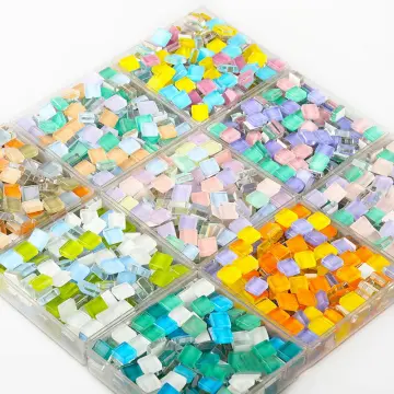 Mixed Color Mosaic Tile Irregular Crystal Glass Particles for Crafts