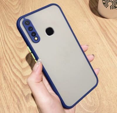 Case HUAWEI Y9 2019 Case Slim HYBRID Soft สำหรับ เคส Huawei Y9 2019 เคสหัวเว่ย เคสโทรศัพท์ เคสมือถือ เคสขอบสี กันกล้อง เคสปุ่มสี